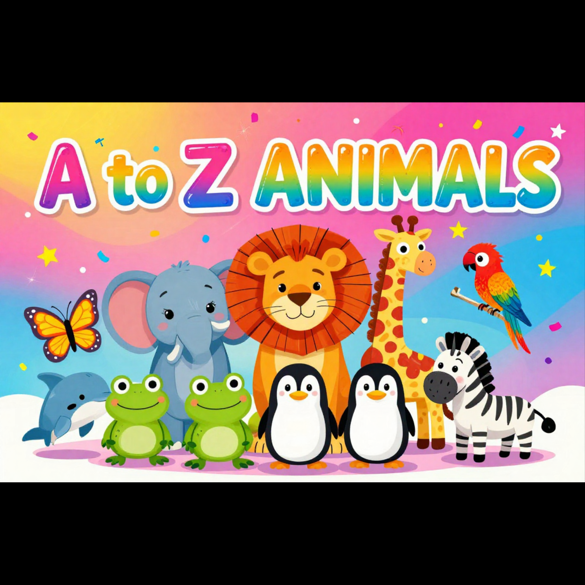 A to Z Animals  — Printable PDF (Instant Download)