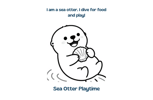 Cheerful starfish coloring page from Ocean Friends Coloring Book