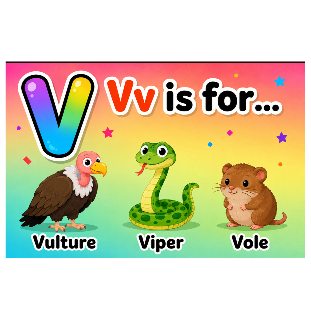 A to Z Animals  — Printable PDF (Instant Download)