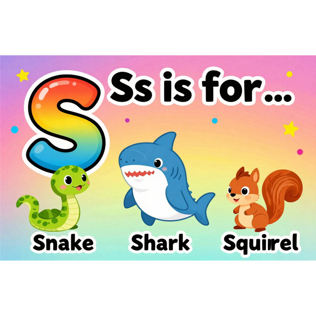A to Z Animals  — Printable PDF (Instant Download)