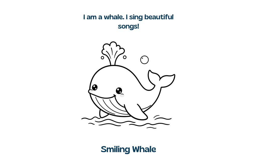 Manta ray coloring page from Ocean Friends Coloring Book