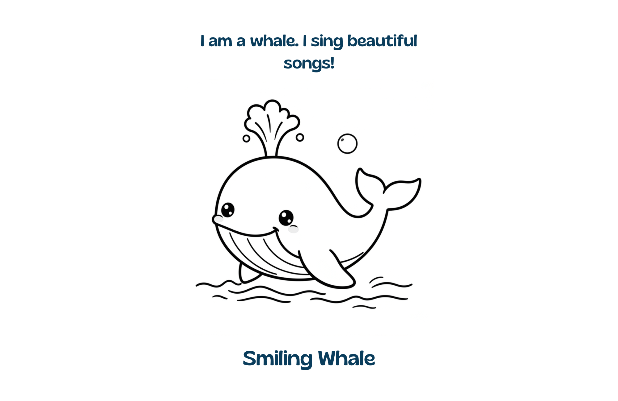 Manta ray coloring page from Ocean Friends Coloring Book